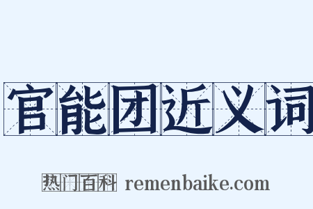 官能团近义词是什么意思的图片